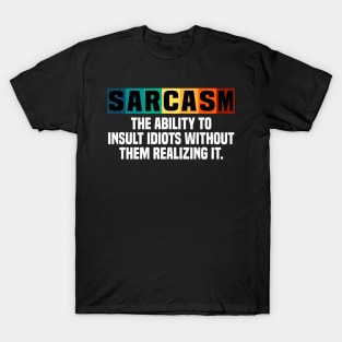 Sarcasm Naughty Sarcastic Saying Vintage T-Shirt